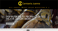 Desktop Screenshot of carniceriajuanma.com