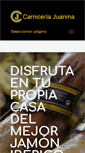 Mobile Screenshot of carniceriajuanma.com
